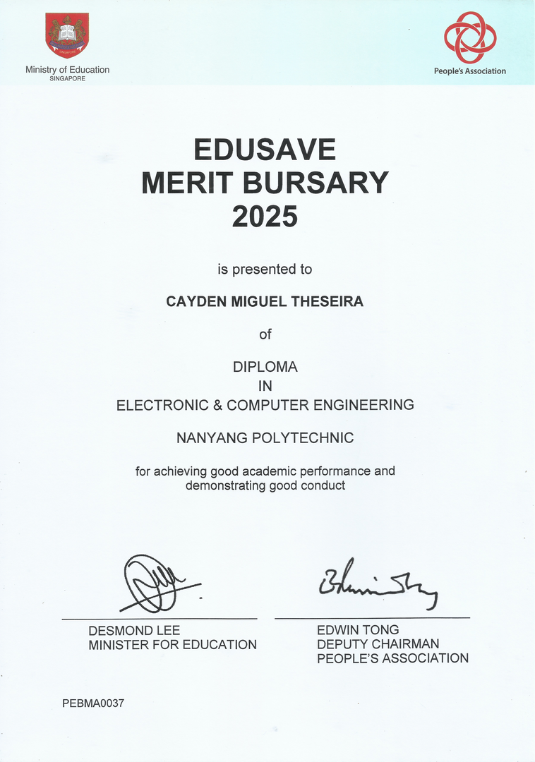 Edusave Merit Bursary 2025