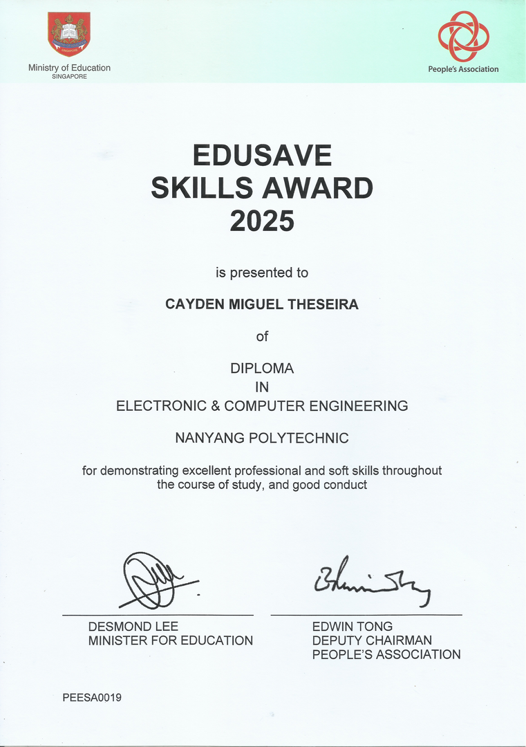 Edusave Skills Award 2025