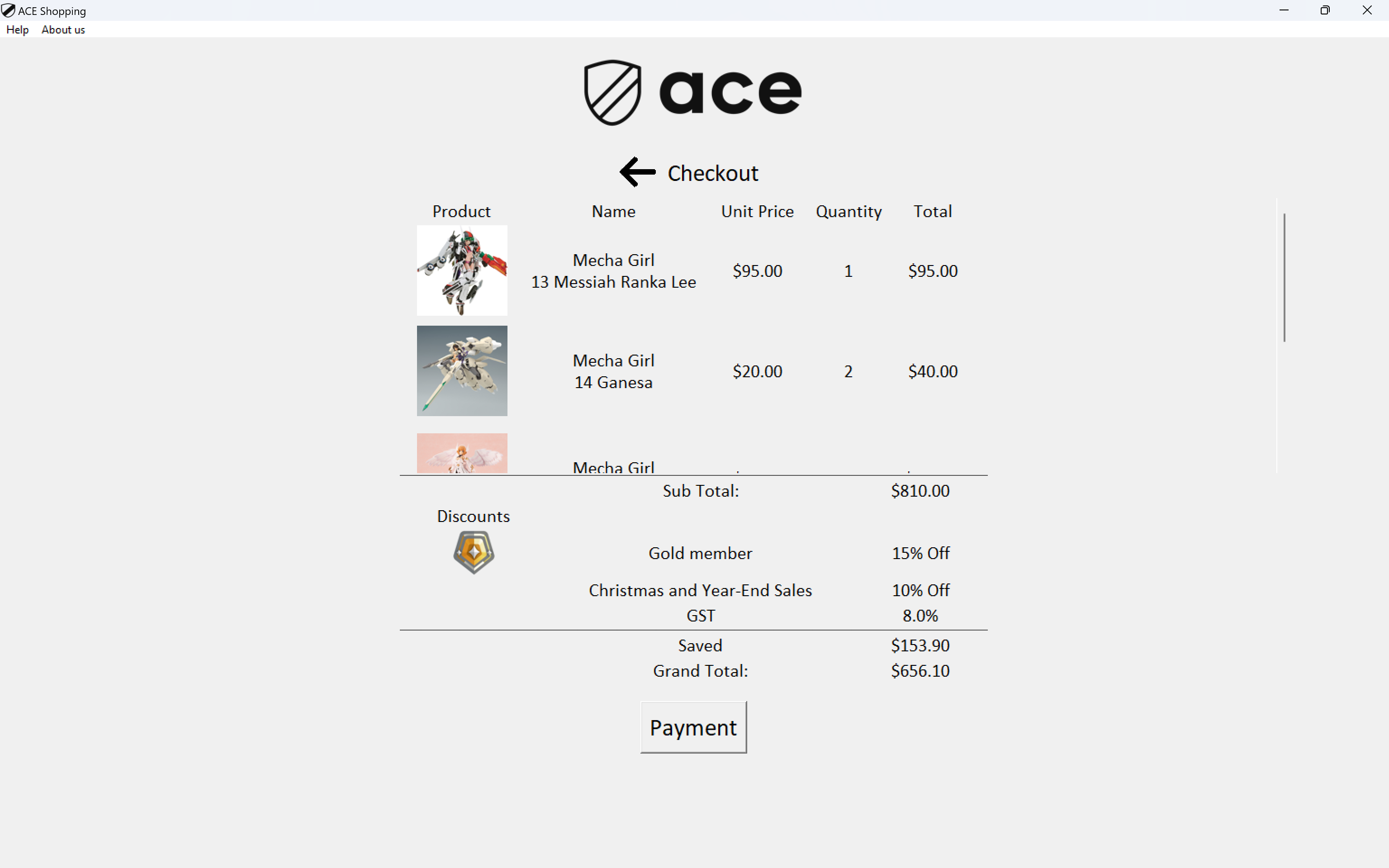 Payment UI