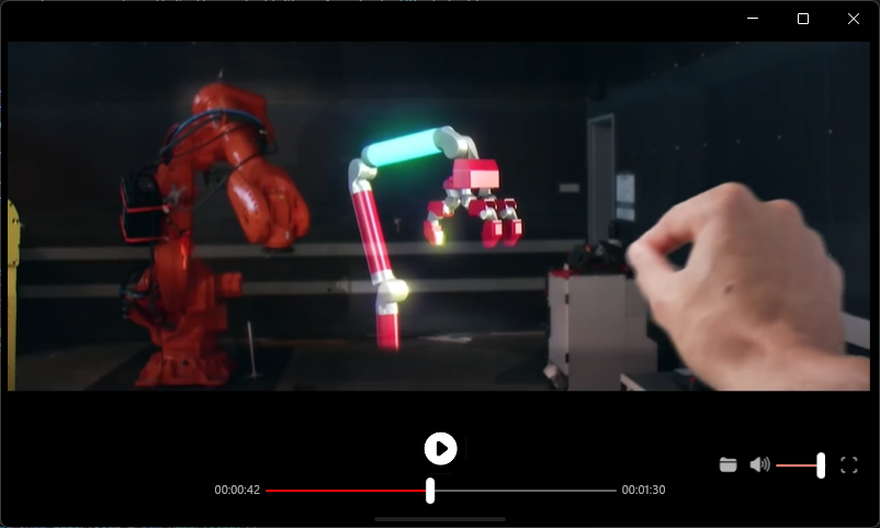 MediaHub - Video expanded view